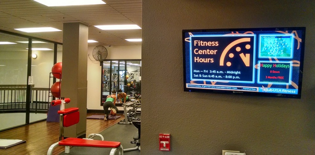 Digital-Signage-gym