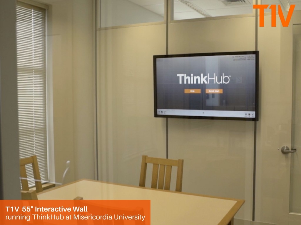 T1V_ThinkHub_on_55_inch_Interactive_Wall_Misericordia_University
